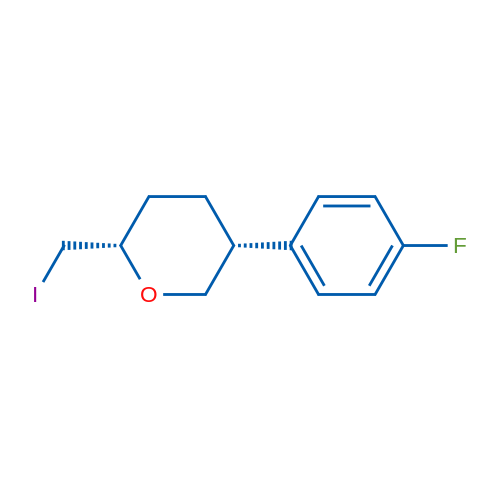 (2S,5R)-5-(4-Fluorophenyl)-2-(iodomethyl)oxane 1g