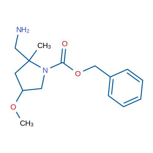 Benzyl 2-(aminomethyl)-4-methoxy-2-methylpyrrolidine-1-carboxylate 1g