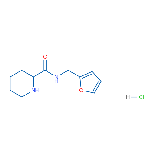 N-(Furan-2-ylmethyl)piperidine-2-carboxamide hydrochloride 5g