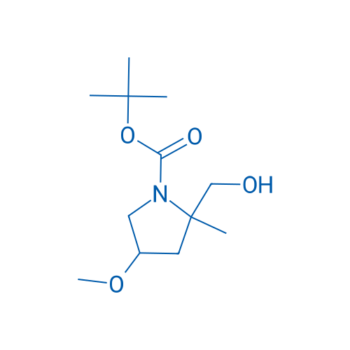 tert-Butyl 2-(hydroxymethyl)-4-methoxy-2-methylpyrrolidine-1-carboxylate 100mg