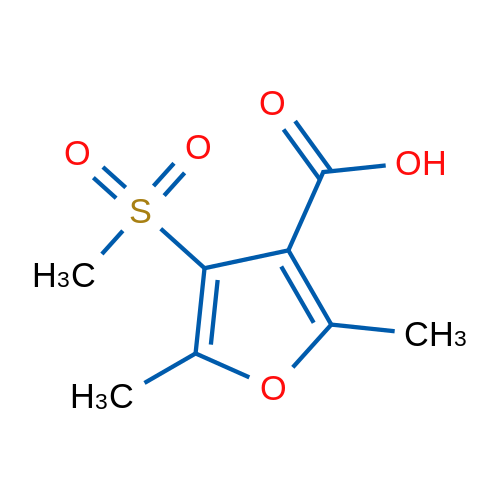 4-Methanesulfonyl-2,5-dimethylfuran-3-carboxylic acid 1g