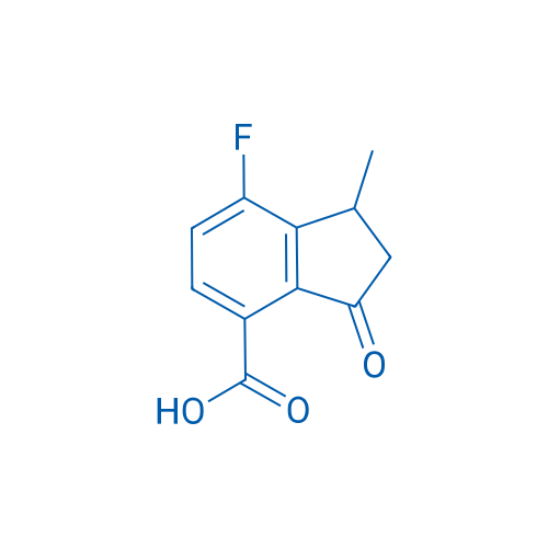 7-Fluoro-1-methyl-3-oxo-2,3-dihydro-1H-indene-4-carboxylic acid 1g