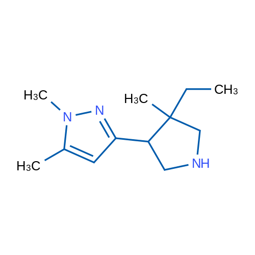 3-(4-Ethyl-4-methylpyrrolidin-3-yl)-1,5-dimethyl-1H-pyrazole 1g