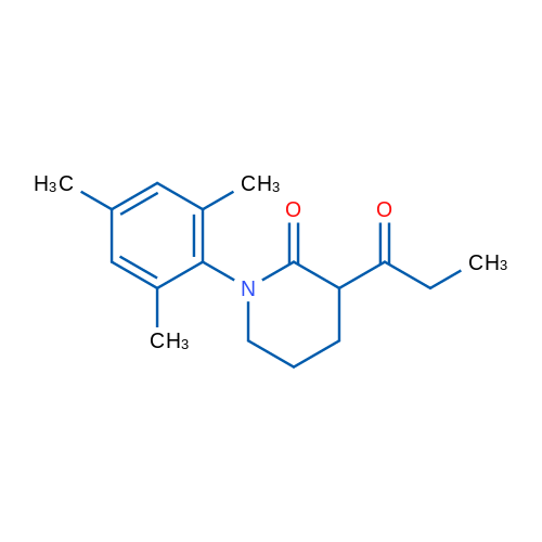 3-Propanoyl-1-(2,4,6-trimethylphenyl)piperidin-2-one 1g