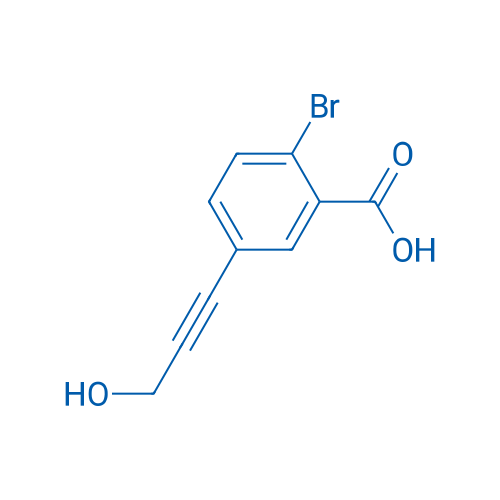 2-Bromo-5-(3-hydroxyprop-1-yn-1-yl)benzoic acid 1g