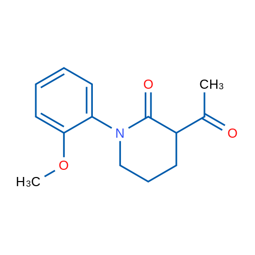 3-Acetyl-1-(2-methoxyphenyl)piperidin-2-one 1g
