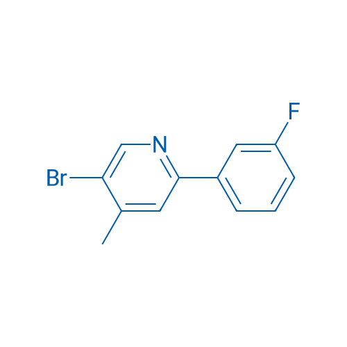5-Bromo-2-(3-fluorophenyl)-4-methylpyridine 1g
