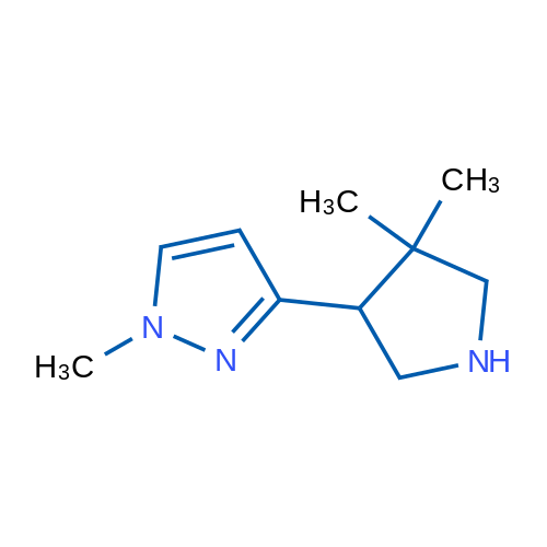 3-(4,4-Dimethylpyrrolidin-3-yl)-1-methyl-1H-pyrazole 1g
