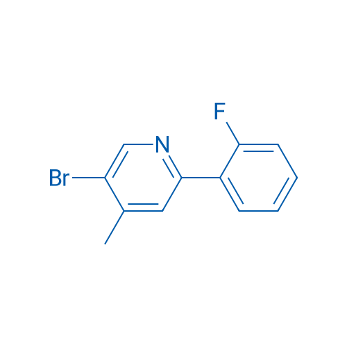 5-Bromo-2-(2-fluorophenyl)-4-methylpyridine 1g