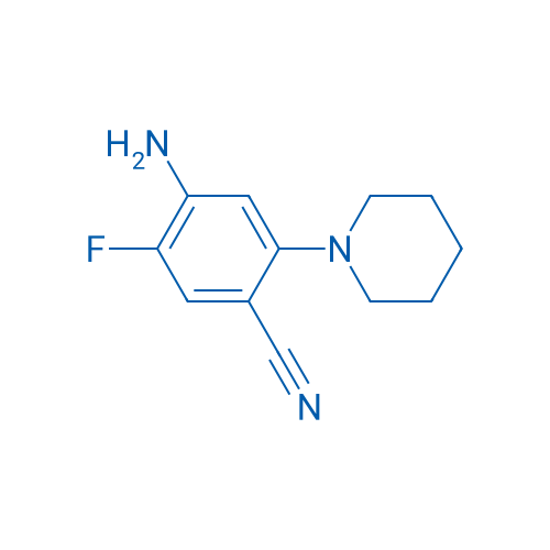 4-Amino-5-fluoro-2-(piperidin-1-yl)benzonitrile 1g