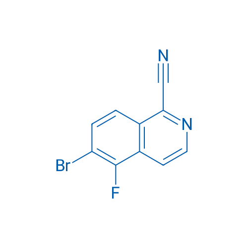 6-Bromo-5-fluoroisoquinoline-1-carbonitrile 1g