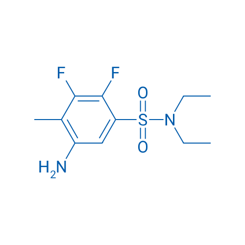 5-Amino-N,N-diethyl-2,3-difluoro-4-methylbenzene-1-sulfonamide 1g