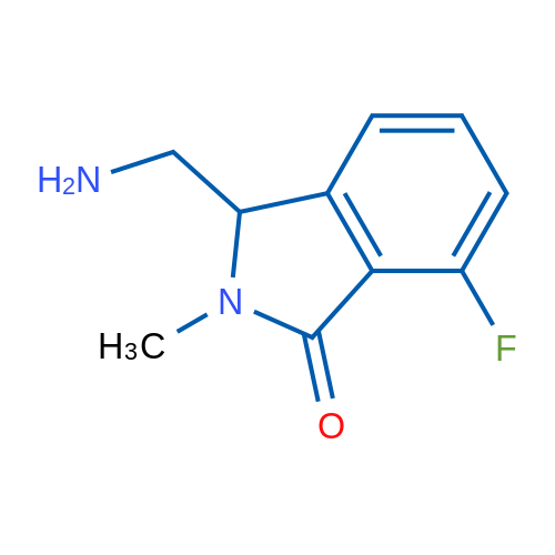 3-(Aminomethyl)-7-fluoro-2-methyl-2,3-dihydro-1H-isoindol-1-one 1g