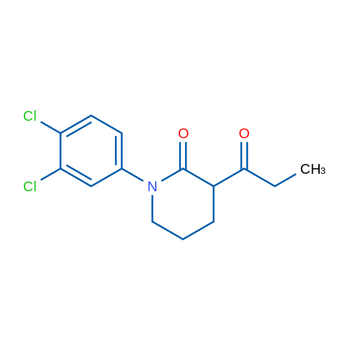 1-(3,4-Dichlorophenyl)-3-propanoylpiperidin-2-one 1g