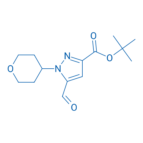 tert-Butyl 5-formyl-1-(oxan-4-yl)-1H-pyrazole-3-carboxylate 1g