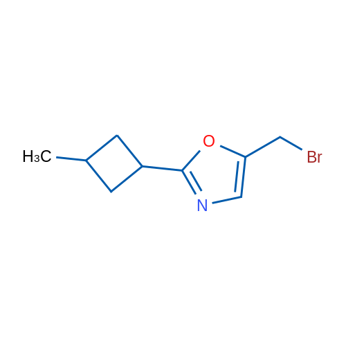 5-(Bromomethyl)-2-(3-methylcyclobutyl)-1,3-oxazole 1g
