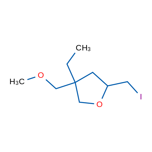4-Ethyl-2-(iodomethyl)-4-(methoxymethyl)oxolane 1g