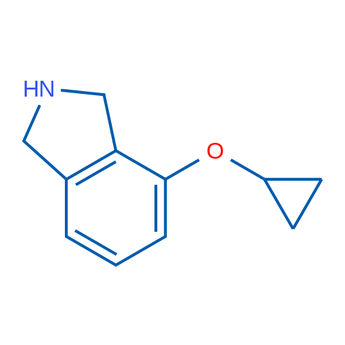 4-Cyclopropoxy-2,3-dihydro-1H-isoindole 1g