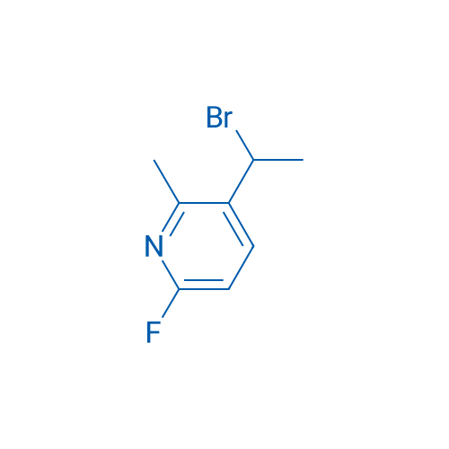 3-(1-Bromoethyl)-6-fluoro-2-methylpyridine 1g