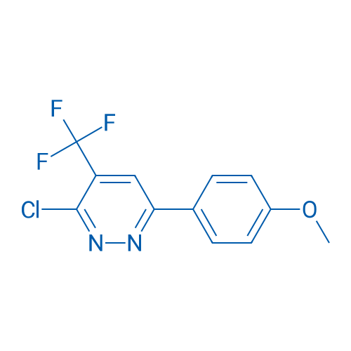 3-Chloro-6-(4-methoxyphenyl)-4-(trifluoromethyl)pyridazine 1g