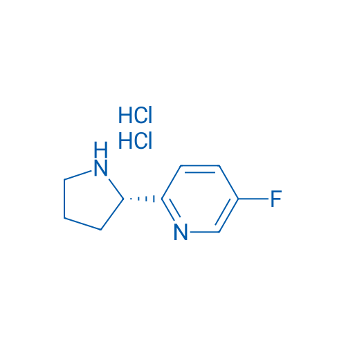 (S)-5-Fluoro-2-(pyrrolidin-2-yl)pyridine dihydrochloride 25mg