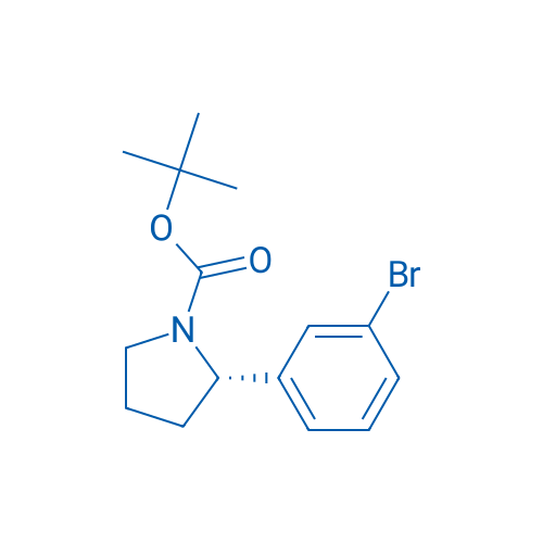 (S)-tert-Butyl 2-(3-bromophenyl)pyrrolidine-1-carboxylate 250mg