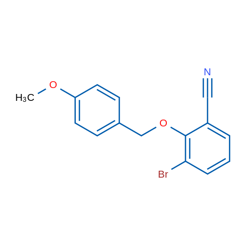 3-BRomo-2-(4-methoxy-benzyloxy)-benzonitrile 5g