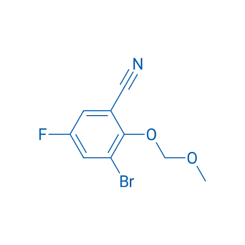 3-BRomo-5-fluoro-2-methoxymethoxy-benzonitrile 1g