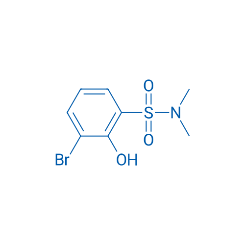 3-BRomo-2-hydroxy-n,n-dimethyl-benzenesulfonamide 1g