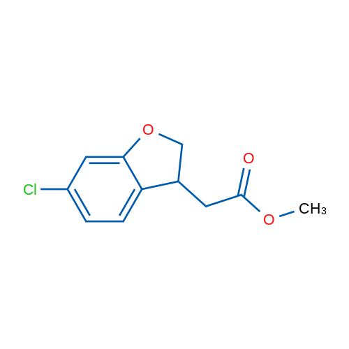 Methyl 2-(6-chloro-2,3-dihydrobenzofuran-3-yl)acetate 1g