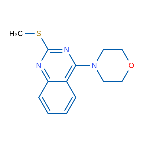 2-(Methylsulfanyl)-4-(morpholin-4-yl)quinazoline 1g