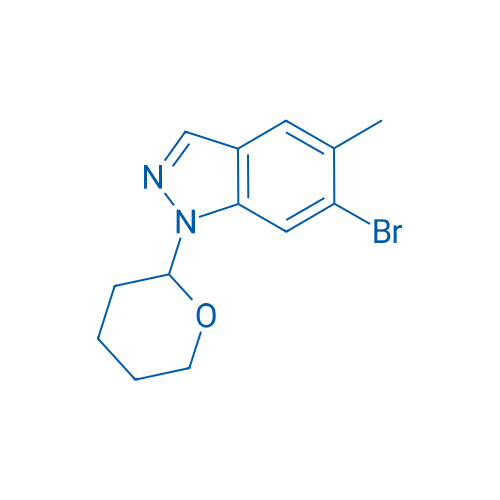 6-Bromo-5-methyl-1-(tetrahydro-2H-pyran-2-yl)-1H-indazole 1g
