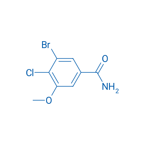 3-Bromo-4-chloro-5-methoxybenzamide 1g