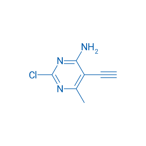 2-CHLORO-5-ETHYNYL-6-METHYLPYRIMIDIN-4-AMINE 250mg