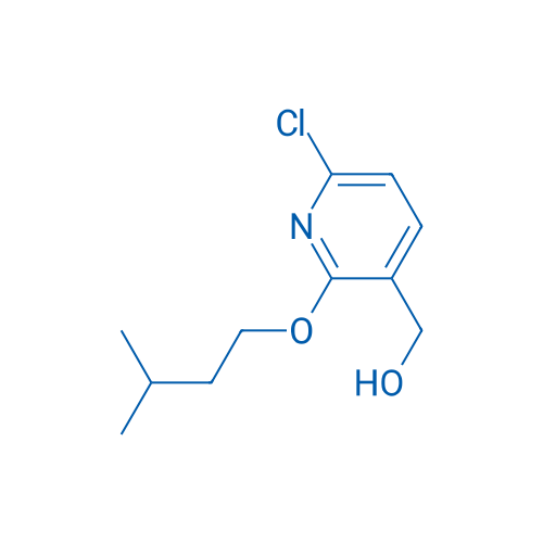 (6-CHLORO-2-(ISOPENTYLOXY)PYRIDIN-3-YL)METHANOL 250mg