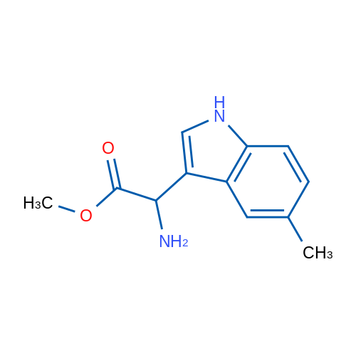 Methyl 2-amino-2-(5-methyl-1H-indol-3-yl)acetate 1g