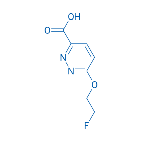 6-(2-Fluoroethoxy)pyridazine-3-carboxylic acid 100mg