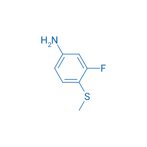 3-Fluoro-4-(methylthio)aniline 100mg