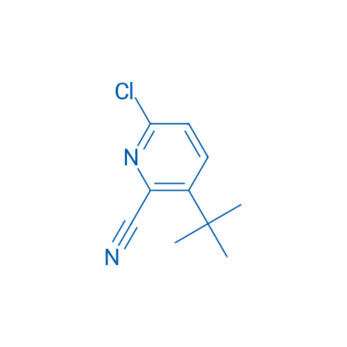 3-(tert-Butyl)-6-chloropicolinonitrile 250mg
