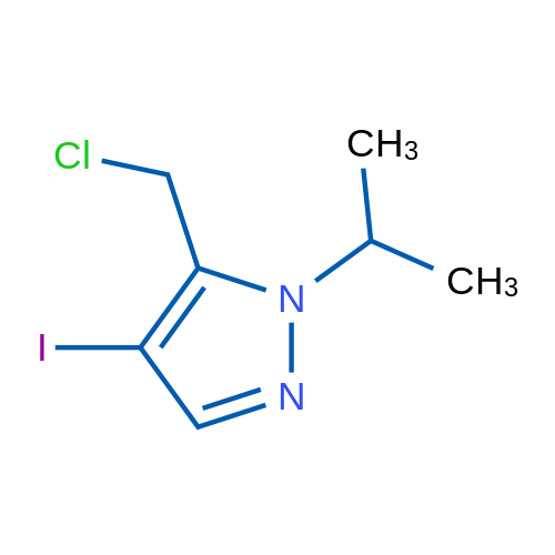 5-(Chloromethyl)-4-iodo-1-(propan-2-yl)-1H-pyrazole 1g