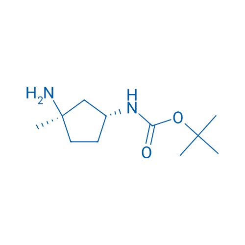 Rel-tert-butyl ((1R,3R)-3-amino-3-methylcyclopentyl)carbamate 100mg