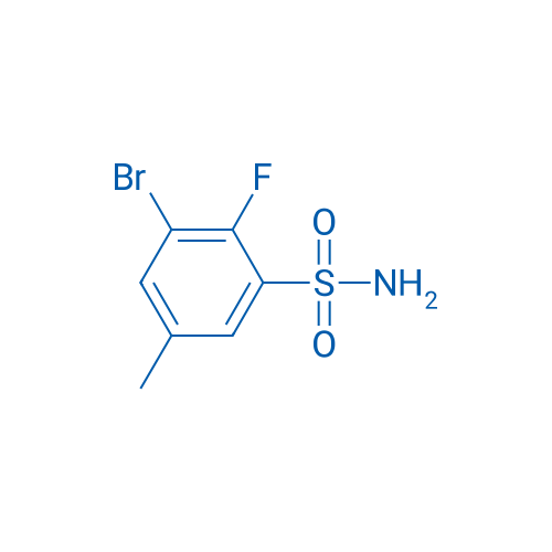 3-Bromo-2-fluoro-5-methylbenzene-1-sulfonamide 1g