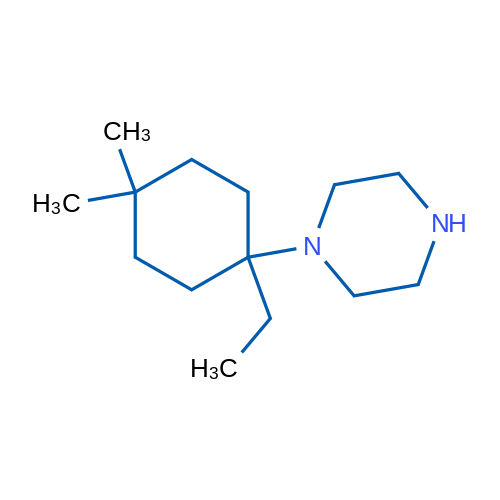 1-(1-Ethyl-4,4-dimethylcyclohexyl)piperazine 1g