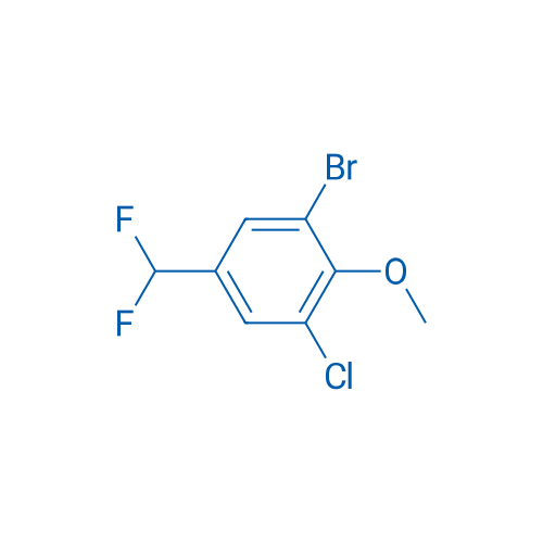 1-Bromo-3-chloro-5-(difluoromethyl)-2-methoxy-benzene 1g