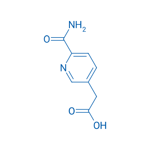 2-(6-Carbamoylpyridin-3-yl)acetic acid 100mg
