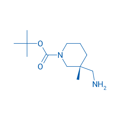 tert-Butyl (R)-3-(aminomethyl)-3-methylpiperidine-1-carboxylate 100mg