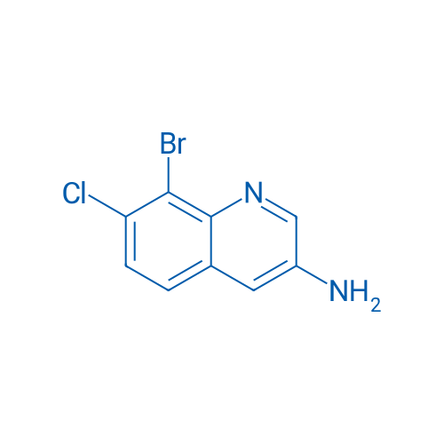 8-Bromo-7-chloroquinolin-3-amine 250mg