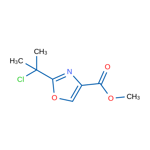 Methyl 2-(2-chloropropan-2-yl)-1,3-oxazole-4-carboxylate 1g