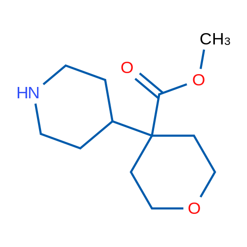 Methyl 4-(piperidin-4-yl)oxane-4-carboxylate 1g