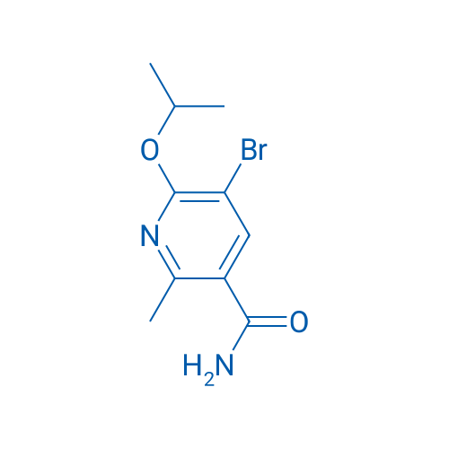 5-Bromo-2-methyl-6-(propan-2-yloxy)pyridine-3-carboxamide 250mg